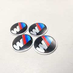 Universal 4.5mm Metal patri Wheel Logo in Premium Quality 4 Pcs Set