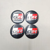 Universal 4.5mm Metal patri Wheel Logo in Premium Quality 4 Pcs Set