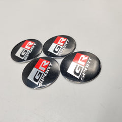 Universal 4.5mm Metal patri Wheel Logo in Premium Quality 4 Pcs Set