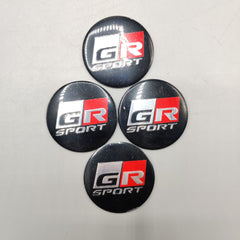 Universal 4.5mm Metal patri Wheel Logo in Premium Quality 4 Pcs Set