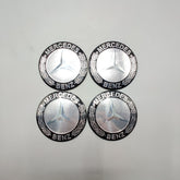 Universal 7.0mm Metal patri Wheel Logo in Premium Quality 4 Pcs Set