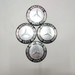 Universal 7.0mm Metal patri Wheel Logo in Premium Quality 4 Pcs Set