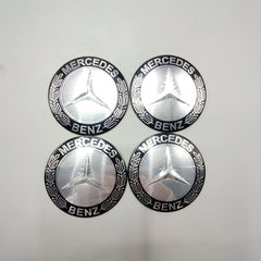 Universal 7.5mm Metal patri Wheel Logo in Premium Quality 4 Pcs Set