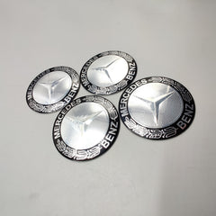 Universal 7.5mm Metal patri Wheel Logo in Premium Quality 4 Pcs Set