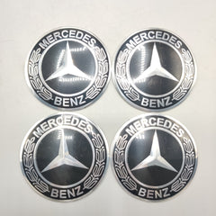 Universal 7.5mm Metal patri Wheel Logo in Premium Quality 4 Pcs Set