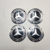 Universal 7.5mm Metal patri Wheel Logo in Premium Quality 4 Pcs Set