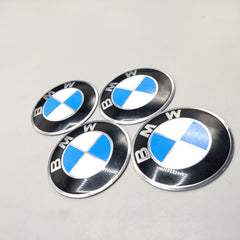 Universal 7.5mm Metal patri Wheel Logo in Premium Quality 4 Pcs Set