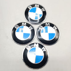 Universal 7.5mm Metal patri Wheel Logo in Premium Quality 4 Pcs Set