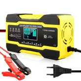 Universal 12V/10A AC To DC Car Trickle Charger With LCD Display Pulse Repair Charger 1 Pc
