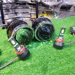 Universal LIUHAWK Bumper BI Xenon Projector Upgraded Version With RGB DRL And 85 watt Mobile Operated App LED 3.0 Lens