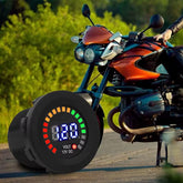 1 PC Universal Voltmeter With RGB LED Voltage Display, DC 24V