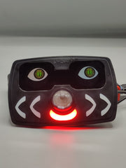 Universal Cat Style Customize Bike Panal With Indicator And Devil Eye Function 1 Pc