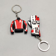 Universal 2 in 1 Glove And Jacket Decor Key Chain In Premium Quality
