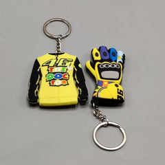 Universal 2 in 1 Glove And Jacket Decor Key Chain In Premium Quality