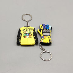 Universal 2 in 1 Glove And Jacket Decor Key Chain In Premium Quality