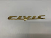 1 Pc Universal Civic Gold Edition Logo In Premium Quality