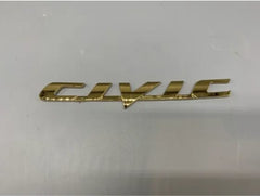 1 Pc Universal Civic Gold Edition Logo In Premium Quality