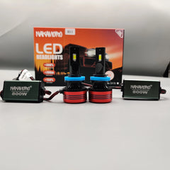 Universal LIUHAWK Bumper BI Xenon Projector Upgraded Version With RGB DRL And 65 watt NAKAMORO LED Supported Chrome Ring 3.0 Lens