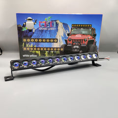 Universal 12 SMD American Chip Dual color 9D Len Bar Light For Car 1 Pc