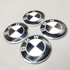 Universal 6.0mm Metal patri Wheel Logo in Premium Quality 4 Pcs Set