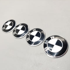 Universal 6.0mm Metal patri Wheel Logo in Premium Quality 4 Pcs Set