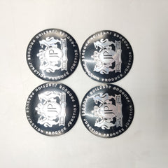Universal 6.5mm Metal patri Wheel Logo in Premium Quality 4 Pcs Set