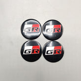 Universal 4.5mm Metal patri Wheel Logo in Premium Quality 4 Pcs Set