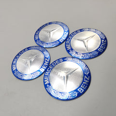 Universal 7.5mm Metal patri Wheel Logo in Premium Quality 4 Pcs Set