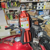 D-11 BSDDP Bike 2 in 1 Water Bottle Holder in ABS Material for Handlebar With Thermos Metal Water Bottle (Red)