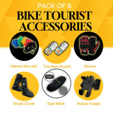 Universal 6 in 1 Basic Bundle Tourist Travelling Accessories Kit