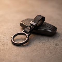 BYD Atto 2 Elite Series Metallic Car Key Case Luxury Zinc Alloy Protection Case(Black)