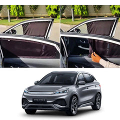 BYD Atto 3 Elite Series Car Window Railing Privacy Curtains Sun shades UV Rays Protection Blinds (4 Pcs)