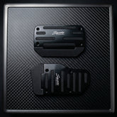 Sports Non-Slip Foot Pedal Aluminum Cover Automatic Brake Accelerator Car Interior Accessories Black