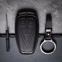 Oshan X7 Elite Series Metallic Car Key Case Luxury Zinc Alloy Protection Case(Black)