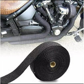 Universal Exhaust Heat Wrap Turbo Pipe Heat insulation Wrap 1 Pc (black)