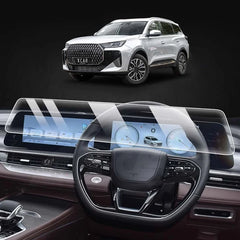 Tiggo 7 Model Transparent Car LCD Screen And Speedometer Glass Protector In Premium Quality