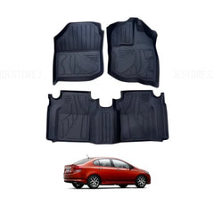 Honda City 2017 Model Heavy Duty All-Weather TPE Car Floor Mats in Premium Quality