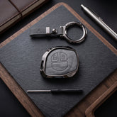 Suzuki Wagon R Elite Series Metallic Car Key Case Luxury Zinc Alloy Protection Case(Grey)