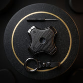 Dongfeng Vigo /007 Elite Series Metallic Car Key Case Luxury Zinc Alloy Protection Case(Black)