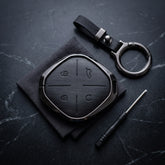 Jetour Dashing Elite Series Metallic Car Key Case Luxury Zinc Alloy Protection Case(Black)
