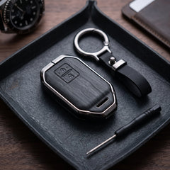 Swift New 2020-2025 Model Elite Series Metallic Car Key Case Luxury Zinc Alloy Protection Case(Black)
