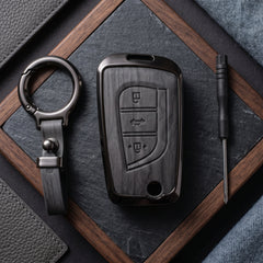 Corolla 2015 Grandy Model Elite Series Metallic Car Key Case Luxury Zinc Alloy Protection Case(Grey)