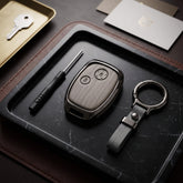 Honda Civic Reborn 2008-2012 Elite Series Metallic Car Key Case Luxury Zinc Alloy Protection Case(Grey)