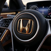 Universal Honda Steering Logo Gold Edition In Premium Quality