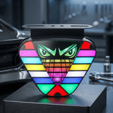 Universal RGB 3rd Brake Lamp Devil Eye Style Style V Shape Tail Light For All Vehicles