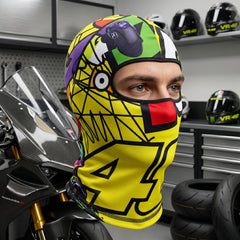 Universal Full Elastic Printed Face Mask in Premium Quality