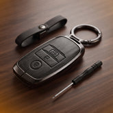 KIA Sportage Old 2020 Model Elite Series Metallic Car Key Case Luxury Zinc Alloy Protection Case(Black)