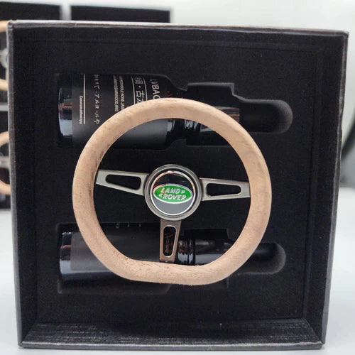 Land Rover Mini Steering Wheel Car perfume Long lasting Fragrance For AC Grill D-Shape Air Conditioner