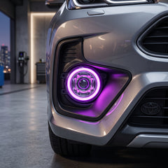 Toyota Fog Lamps Shell With Angel Eye RGB Rings In Normal Quality 2 Pcs Set