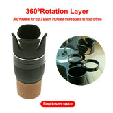 4 in 1 Multi functional Auto Cup Holder Vehicle-Mounted Water Cup Drink Holder